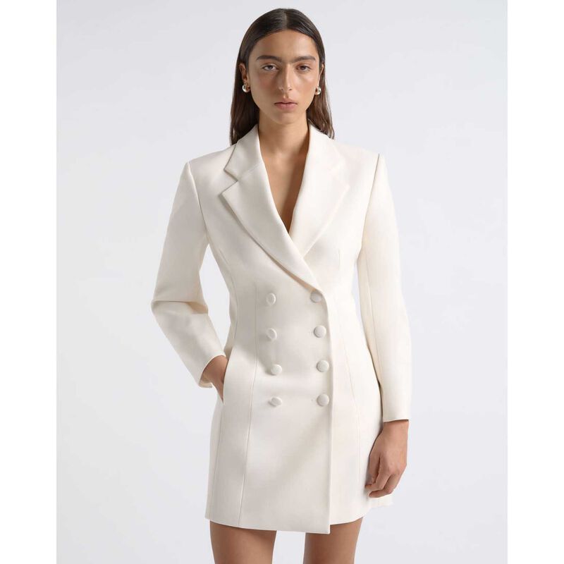 Cue Double Breasted Blazer Dress image number 3